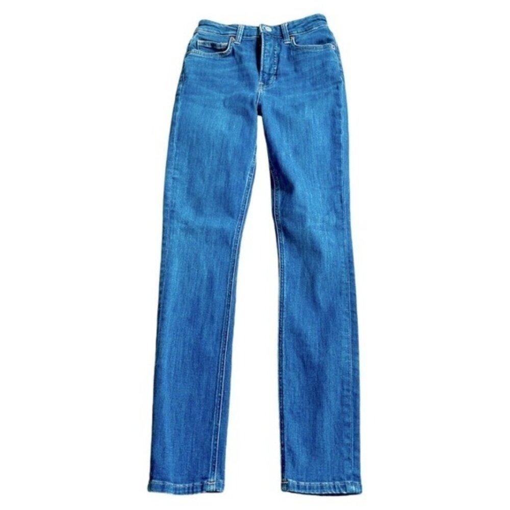 Reformation Harper High Rise Skinny Jeans Size 25 Neris Wash